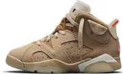 [Nike] Jordan Preschool Air 6 Retro PS DH0693 200 Travis Scott - British Khaki - Size 3Y