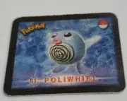 Pokemon Stadium Action 3DS 2000 Card Tazo Pogs #20 Poliwhirl