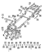 Genuine Mopar Frame Rail Bracket 68456209AA