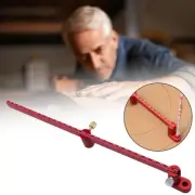 Woodworking Compass Scriber 300mm Fixed Point Marking Gauge Adjustable Circle NJ