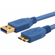 O-Astrotek USB 3.0 Cable 3m - Type A Male to Micro B Blue Colour