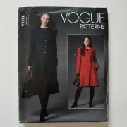 Vogue Sewing Pattern 1752 V1752 Misses Coats w/variations Pattern Size 16-24 NEW