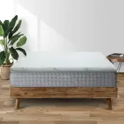 Giselle Bedding 5cm Thick King Memory Foam Mattress Topper, Foldable Bed Matt...