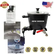 Heavy-Duty Wax Melter for Candle Makers - 14 Lbs, Non-Stick Easy Clean Design
