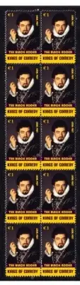Rowan Atkinson The Blackadder Strip Of 10 Mint Stamps 5