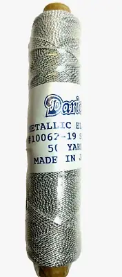 Darice Metallic Elastic Silver 50 yards Thread / Cord
