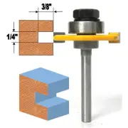 1 pc 1/4" Shank 1/4" Kerf and 3/8" Width Slotting Router Bit sct-888