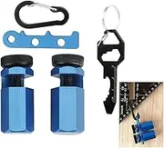 Heavy Duty Tall Stair Gauges for Framing Square with Holder and Carabiner Stair guages Knobs Tool for Carpentry Squares Stair and Rafter Gauge Clamps for Circular Saw Metal Stair Stringer Layout Tool