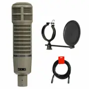 Electro-Voice RE20 Broadcast Mic with Pop Filter and XLR Cable
