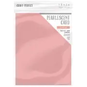 Craft Perfect Pearlescent Cardstock 8.5"X11" 5/Pkg-Princess Pink