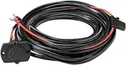 ATEM POWER 6M 12V Fridge Wiring Kit - Cig Socket Quick Connector 12AWG Wiring In-line Fuse For 4x4 4WD Fridge Freezer