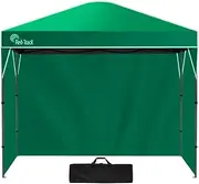 3.6x2.2m Ultra Compact Folding Gazebo, Walls, Carry Bag, Portable Outdoor Popup Marquee for Camping Beach, Green