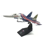 1:100 1987 Sukhoi SU-27 Flanker Plane Model Diecast Military Airplane Model