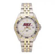Non Metal Southern Illinois Univ Man'S All-Star Bracelet Watch