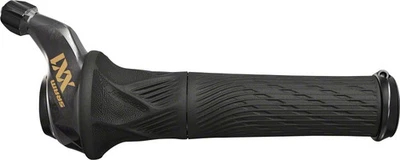 SRAM XX1 Eagle 12-Speed GripShift Shifter with Discrete Clamp, Black with Gold