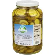 Bay Valley Kosher Hamburger Dill Slices, 1 Gallon, 4 Per Case
