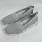 Women's Skechers Be Cool Sherbert Skies Slop-on Shoes Gray/MT Size 8 100367