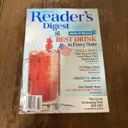 Reader's Digest Mini Magazine July August 2024 The Best Drink In Every State