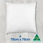 Aust Made Cushion Insert Polyester Premium Lofty Fibre-70cm x 70cm