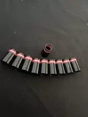 .355 Iron / Wedge ferrules 10pcs Custom Black /Red /Silver Taper Tip Ferrules