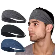 Men Women Gym Running Sweatband Sports Headbands Elastic Sweat Yoga Hair Bandage