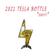 EMPTY TESLA BOTTLE + STAND + BOX LIMITED IN HAND FREE FAST SHIP