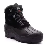 Men's Waterproof Winter Boots Rain & Snow Water Resistant Lace Up Duck Boots