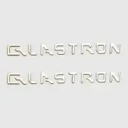 Glastron Boat Raised Logo Decal 0573081 | 8 1/2 X 7/8 Inch (Pair)