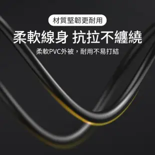 【聆翔】3.5mm音源延長線 公對母 2m(24K鍍金 立體音源線 aux)