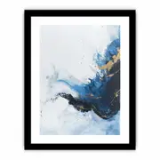 Blue Gold Canvas Art Print