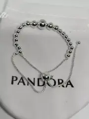 Pandora Bracelet, Silver String of Beads Slider #597749