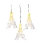 Battery-Operated Eiffel Tower Lights - Set of 10 lights