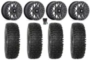 MSA Portal Bdlk 15" Wheels Mi 33" RC500S Sticky Tires Can-Am Commander Maverick