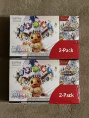 Pokemon Prismatic Evolutions Elite Trainer Box / Booster Bundle 2 Pack ETB