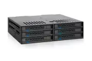 Icydock MB326SP-B ExpressCage 6 Bay 2.5" SAS/SATA HDD/SSD Hot-Swap 5.25" Bay