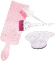 ASAKKURA Home Hair Dye Kit Professional Brush Mixing Bowl Set Hair Coloring Tool for Beginners