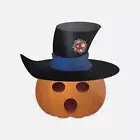 Pumpkin Smile Halloween Scarecrow Vinyl Sticker Decal