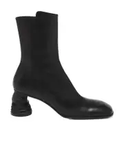 Alexander McQueen Crush Side-Zip Ankle Boots 36,37.5,38.5,37,38,39.5,39,40.5 black