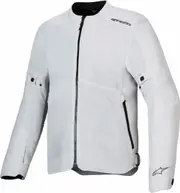 Alpinestars C-1 Air Motorcycle Textile Jacket, silver, Size 4XL for Men