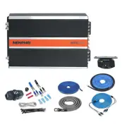 Memphis MJP1500.1 | 1500W RMS Class-D Monoblock Car Amplifier with Amp Kit