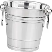 Ice Cube Storage Bucket Stainless Steel Wine Holder Ice Bar Beer Bucket Easy to Clean Maintain
