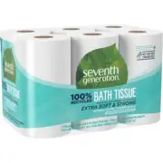 Seventh Generation 13733PK 100% Recycled Bathroom Tissue 2-Ply White 300 Shee...