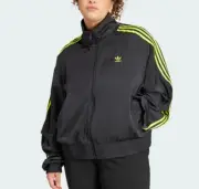 Adidas Originals Women's 2X SATIN FIREBIRD TRACK Top Bomber JACKET New $110 MSRP