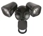 Beacon Lighting LEDLux Alert 2 Light Floodlight in Black with Sensor