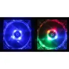 80mm LED Computer PC Fan 8025 Silent Cooling Fan 12V LED Luminous Chass Comp-s-