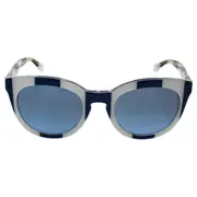 Dolce and Gabbana Dolce and Gabbana DG 4249 3027/8F - Stripe Blue White/Blue Gradient by Dolce and Gabbana for Women - 50-22-140 mm Sunglasses