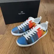 Paul Smith Men 7.0US / Gradation Stripe Print Sneakers Beautiful design Easy to