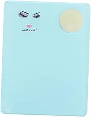 Eyelash Extension Pallet with Jade Stone Lightweight Lash Grafting Holder for Home and Salon Use Efficient Eyelash Application Tool for Individual Lash Extensions