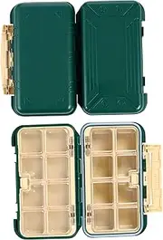 BESPORTBLE Compartment Fishing Tackle Storage Case for Hooks and Baits Durable Fall Design for Convenient Organization and of Fishing Accessories