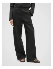 [Seed Heritage] Simple Linen Pant in Black